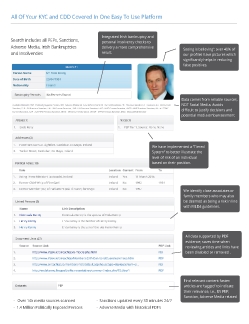 Sample PEP report
