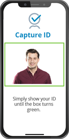 ID check mobile screen