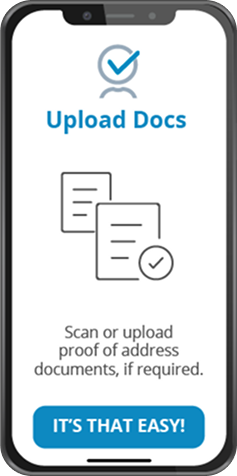 Additional document upload mobile screen